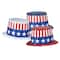 Beistle Plastic Toppers with Patriotic Bands, 5ct.